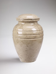 UrnConcern Bendemeer Cream Wash Urn - Solid Marble