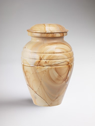 UrnConcern Bendemeer Teak Urn - Solid Marble