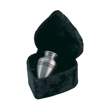 UrnConcern Brushed Pewter Cremation Urn - Solid Brass